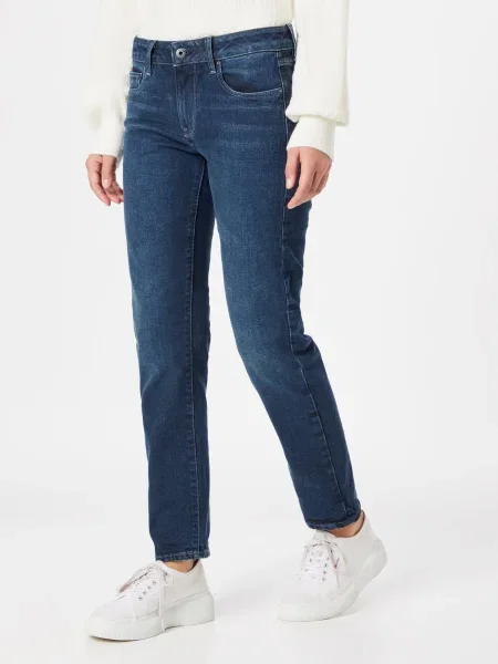 G-STAR Jeans Kate albastru închis / maro deschis / închis gri