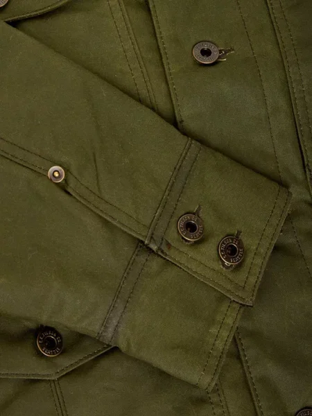Gulerat geacă Filson de catifea cord verde