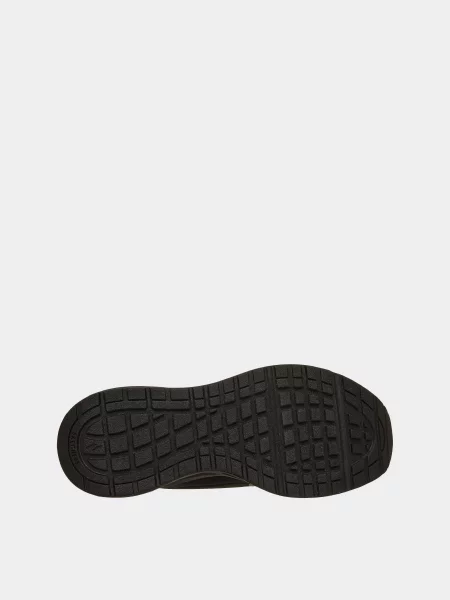 Кожаные повседневные кроссовки Skechers черные