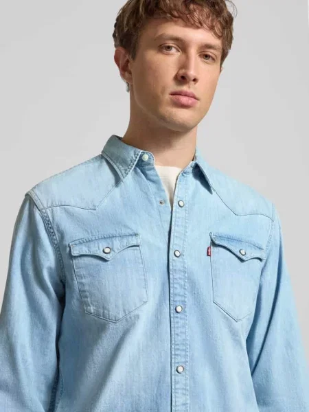 Levi's® Koszula Jeansowa Standard Fit blau niebieska