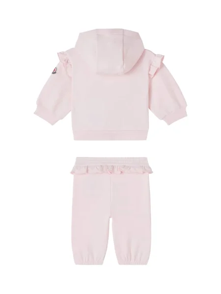 Gyerek kapucnis melegítő felső Moncler Enfant rózsaszín