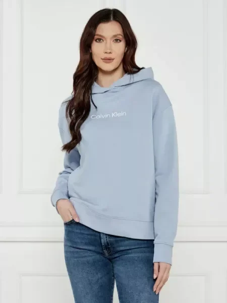 Calvin Klein Pulóver HERO LOGO kék