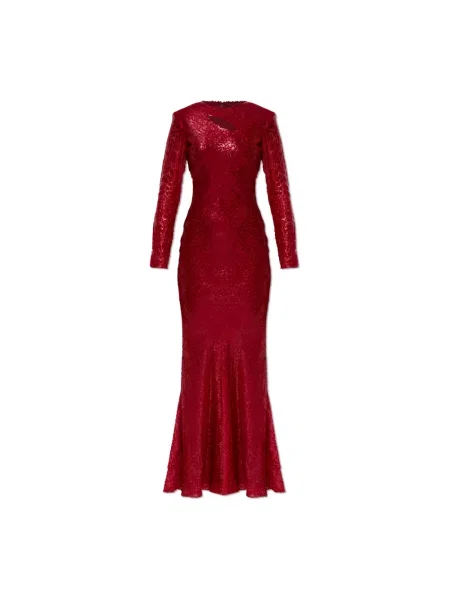 Sukienka Self-portrait czerwona