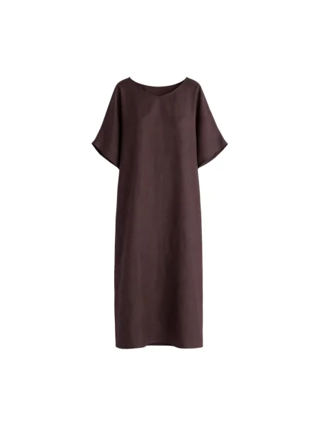 Sukienka midi Liviana Conti do kolan fioletowa