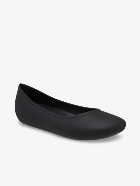 Baleríny Crocs čierna