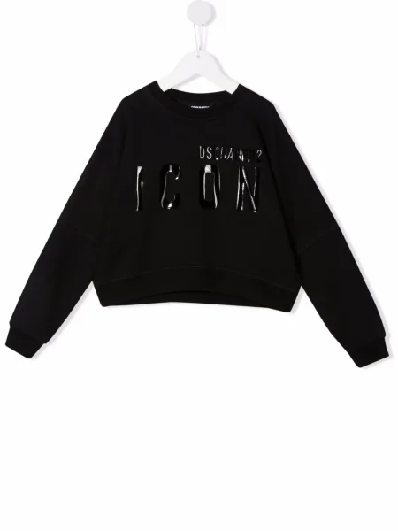 Bluza dziecięca Dsquared2 czarna