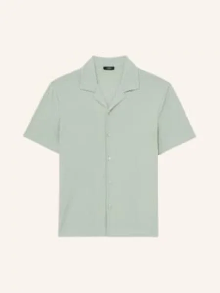 Reiss Pletená Košile Frederick Regular Fit světle zelená