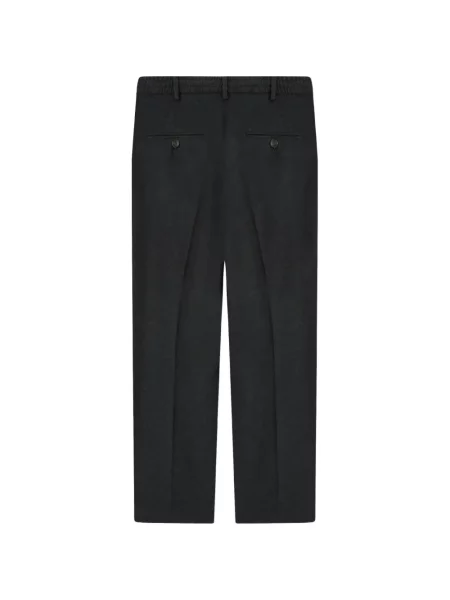 Pantaloni Retori de mătase gri