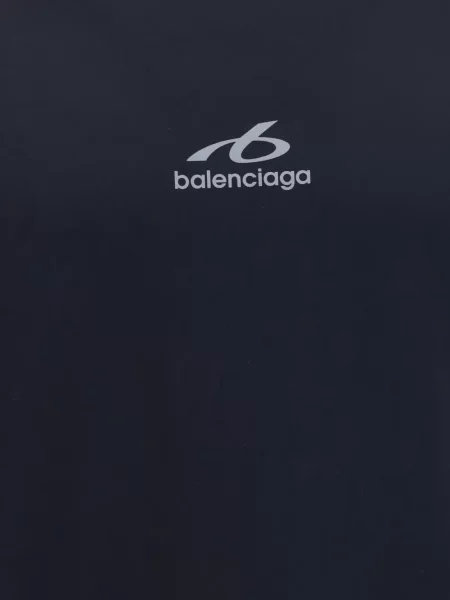 Póló Balenciaga nyomtatás kék