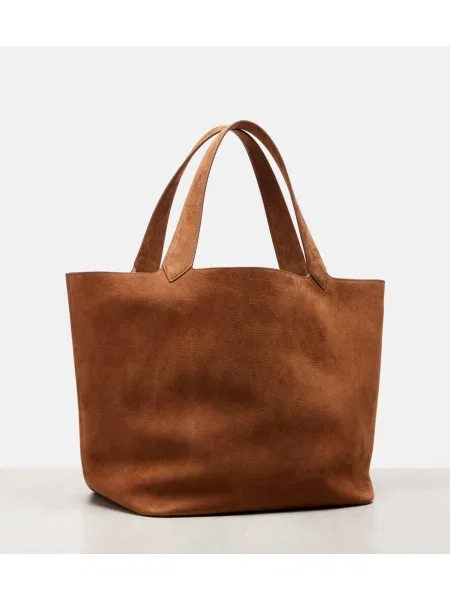 Geanta de piele Alaïa din piele maro