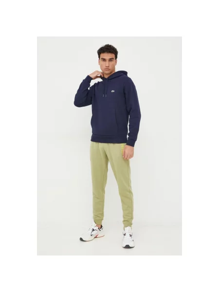 Lacoste Bluza Z Kapturem blau niebieska
