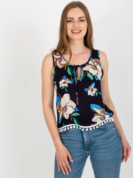 Bluză Fashionhunters albastru