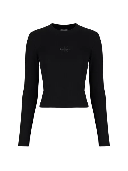 Blúzka Calvin Klein Jeans čierna