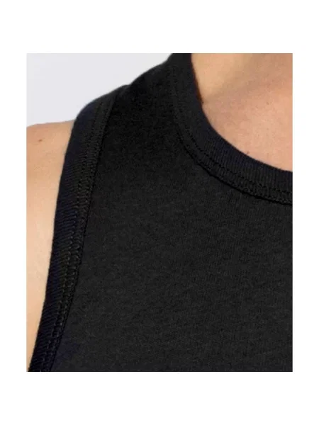 Majica Atlantic brez rokavov črna