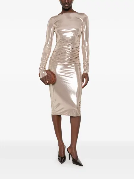 Rochie midi Patrizia Pepe cu volane