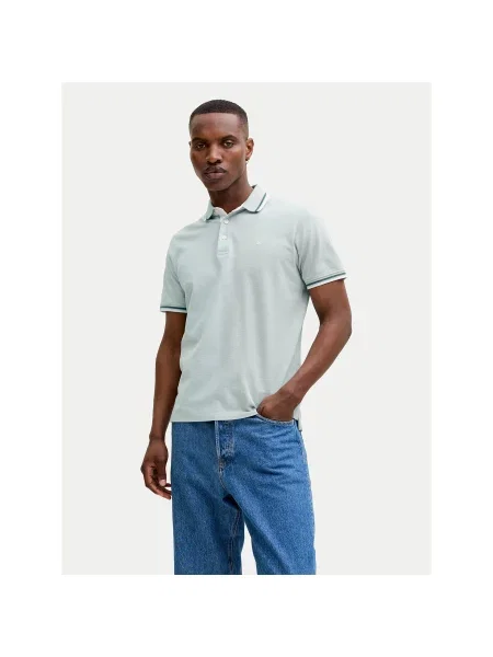 Jack & Jones Polo marškinėliai Paulos Šviesiai Regular Fit mėlyna