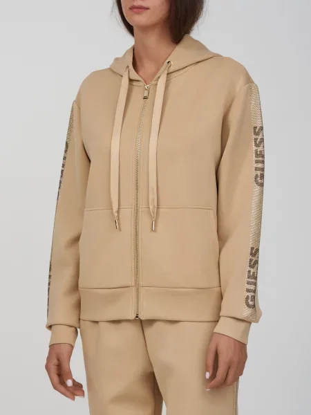 Спортивна кофта Guess бежева