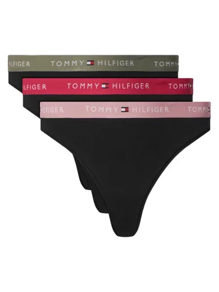 Tommy Hilfiger Set de tanga﻿ negru