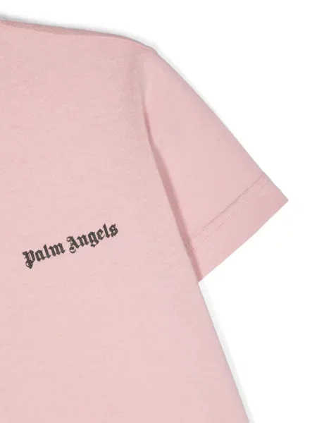 Koszulka dziecięca Palm Angels różowa