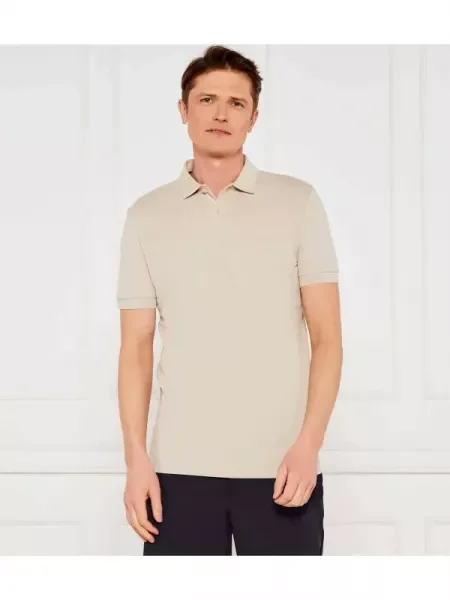BOSS GREEN Polo Pio 1 | stretch bej