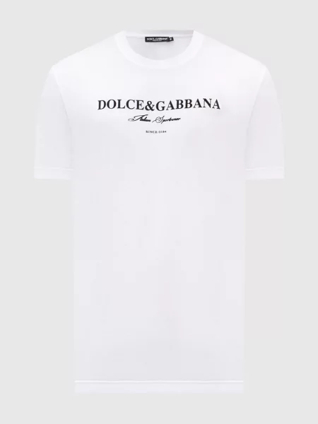 Футболка Dolce&gabbana с принтом белая
