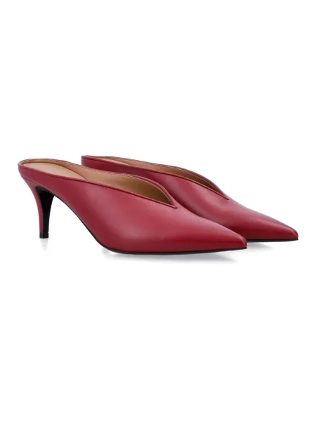Klapki mules Stella Mccartney czerwone
