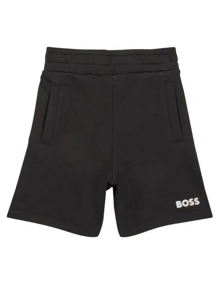 Pantaloni copii Boss negru