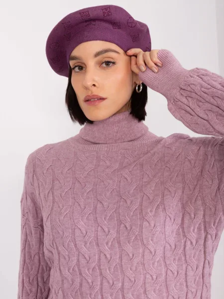 Șapcă Wool Fashion Italia violet