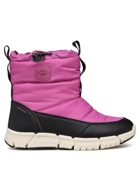 Geox Μπότες Χιονιού J Flexyper Girl B Ab S ροζ
