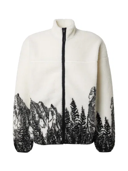 Only & Sons Jachetă fleece ONSJAMES crem negru