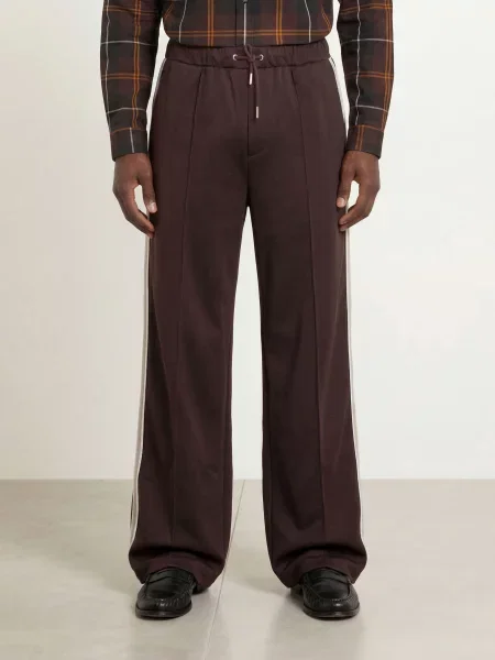 Fred Perry Spodnie Dresowe Z Paskami braun