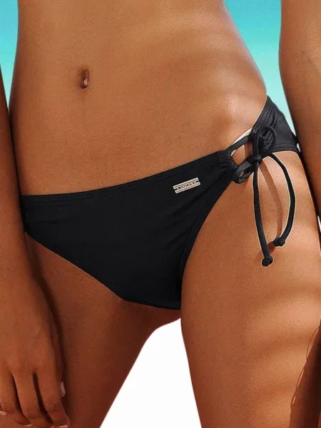 LASCANA Slip costum de baie Sofia' negru