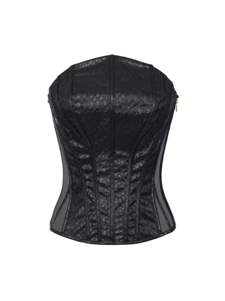 Top Elisabetta Franchi czarny