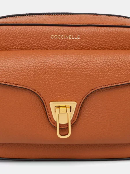 Coccinelle keresztpántos táska női bőr BEAT SOFT narancsszínű