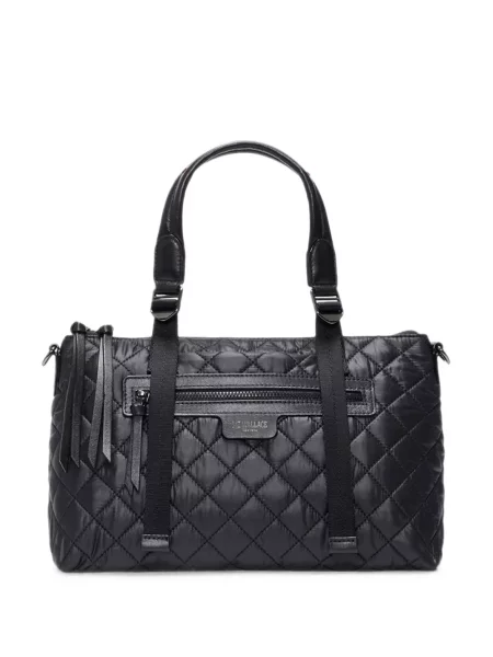 Matlasat geantă shopper Mz Wallace negru