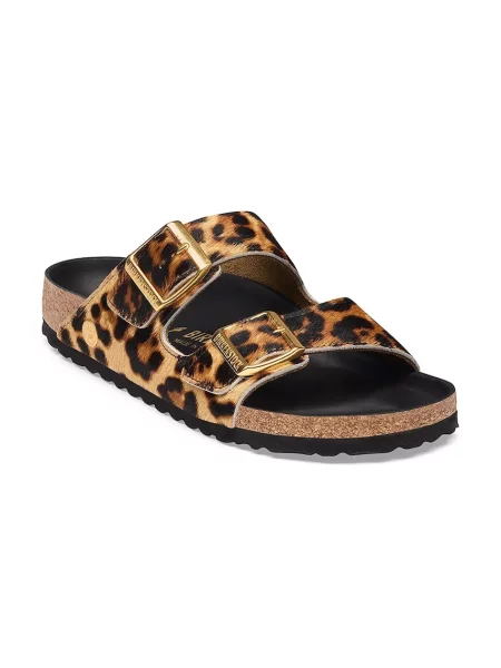 Меховые шлепанцы Birkenstock
