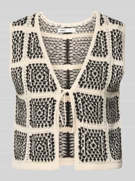 Kamizelka o kroju regular fit z mieszanki bawełny model LOA' Only