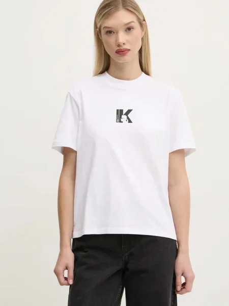 Karl Lagerfeld Jeans tricou din femei alb