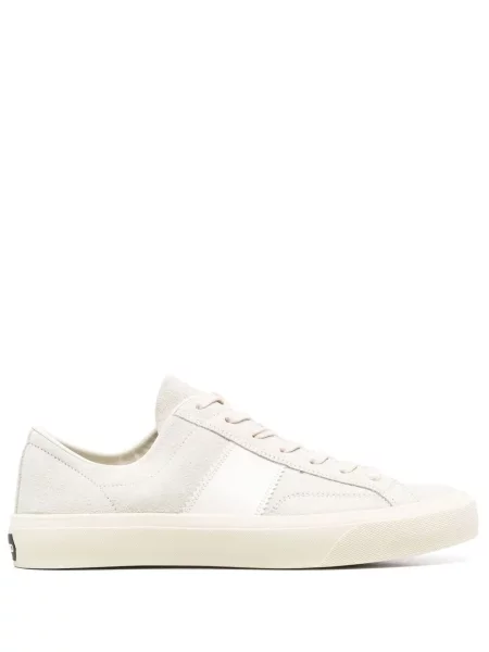 Sneakerși Tom Ford cu șireturi din dantelă cu autograf