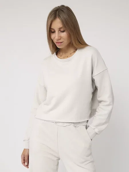 Світшот YUKI світло-сірий сірий