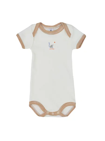 Body copii Petit Bateau alb