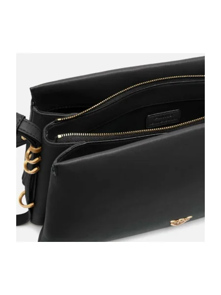 Geanta de piele Pinko din piele negru