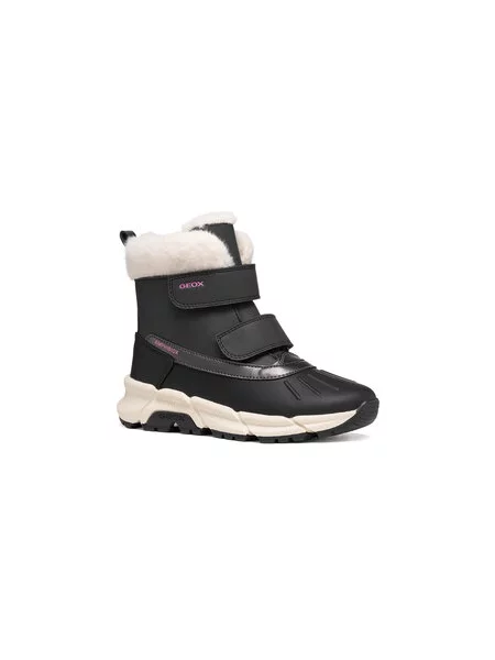Čizme za snijeg Geox J Flexyper Plus Girl B Abx S crna