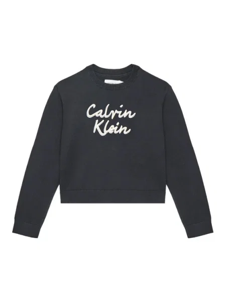 Calvin Klein Jeans Pulover D negru