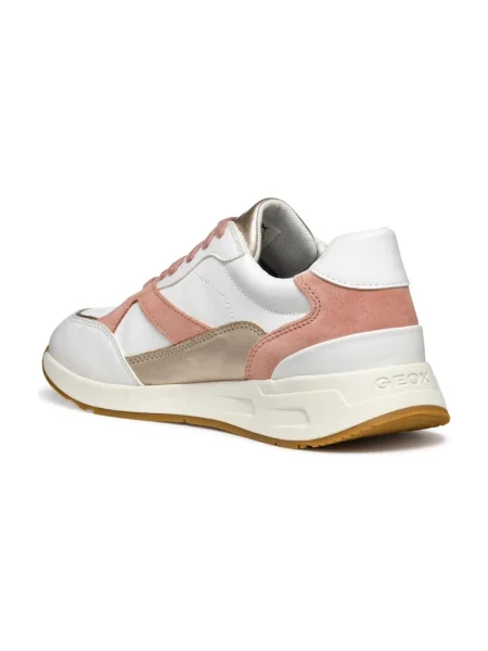 Sneakersy Geox zamszowe białe