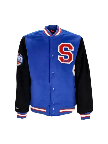 Kurtka Mitchell & Ness niebieska