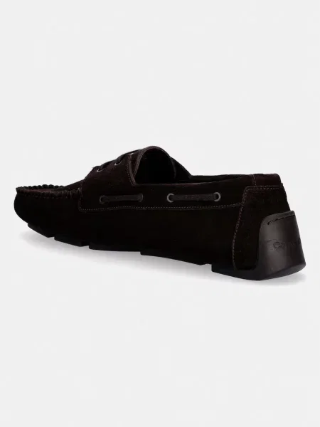 Calvin Klein férfi velúr mokaszin DRIVER BOAT SU barna