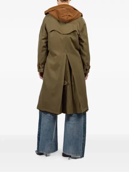 Trenci R13 cu glugă verde
