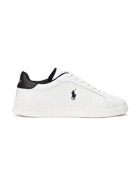 Кожени маратонки Polo Ralph Lauren Hrt Crt II мъжки бяло