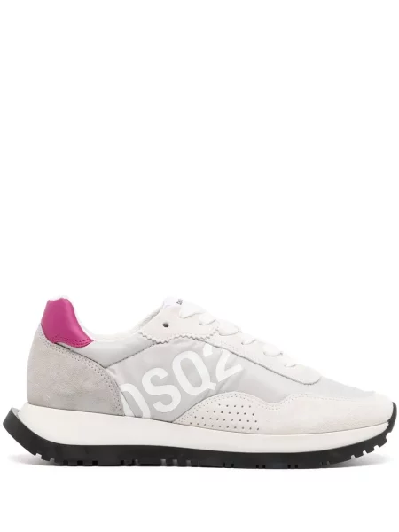 Sneakerși Dsquared2 cu imagine gri